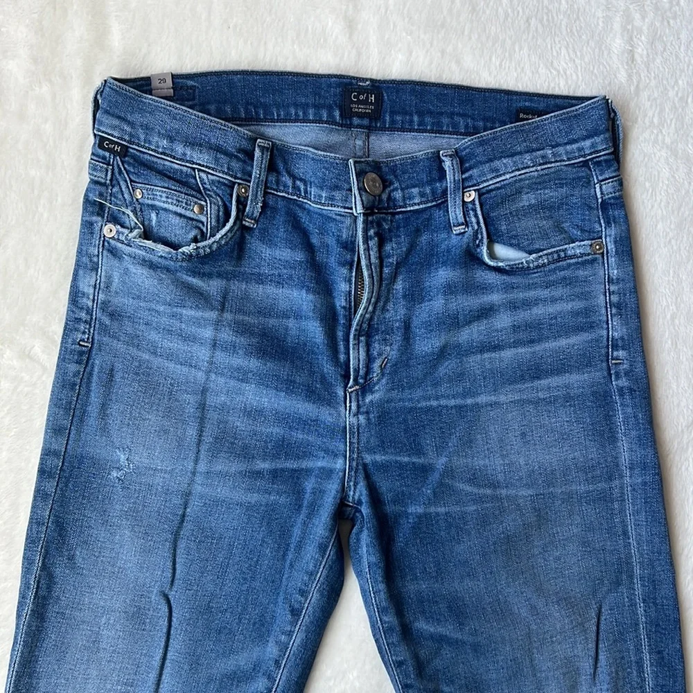 Citizens of Humanity distressed Rocket high rise skinny jeans